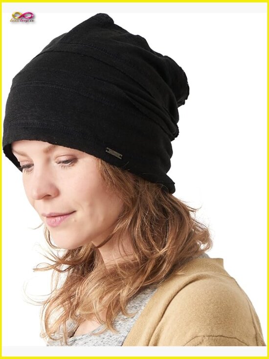 Slouchy Linen Beanie Hat Lightweight Knit Hat Baggy Summer Beanie Unisex main image 7